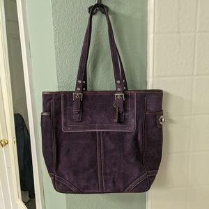 Purple Coach Purse